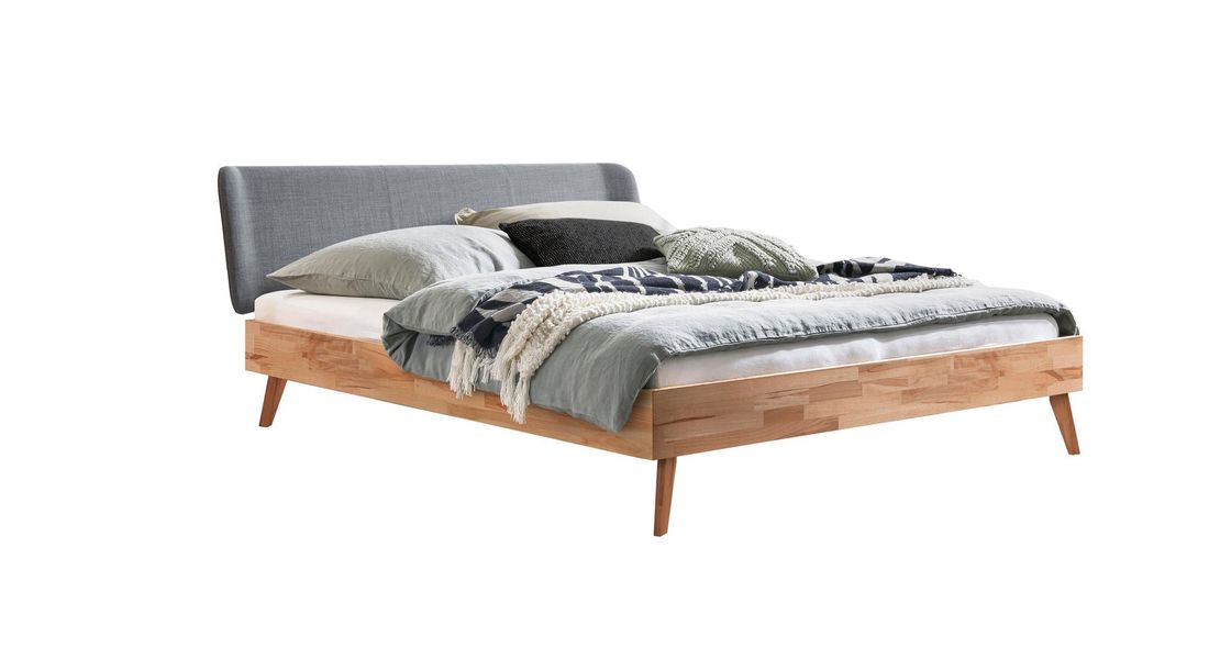 Bett Akana Kernbuche Massivholz