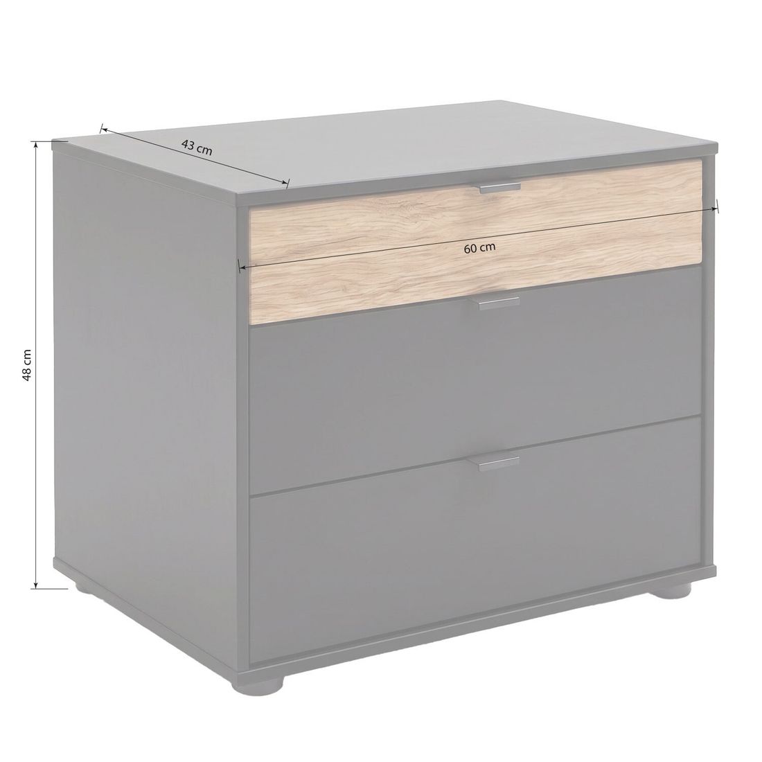 Nachttisch Sinta H 48cm