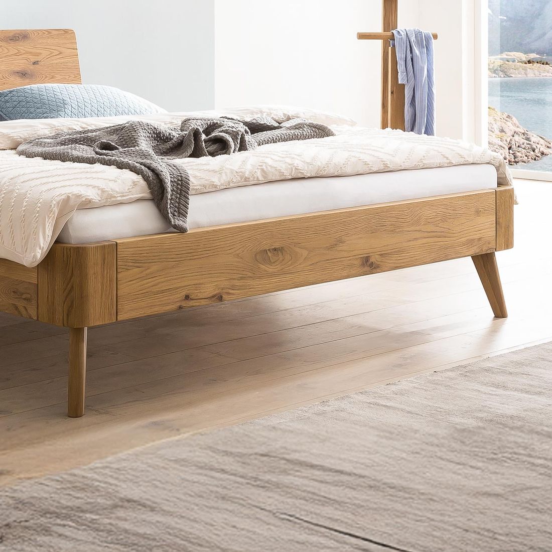 Bett Dosima Wildeiche Massivholz