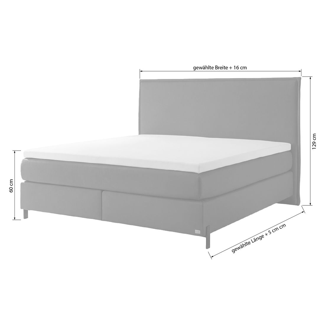 Boxspringbett Batley Kunstleder