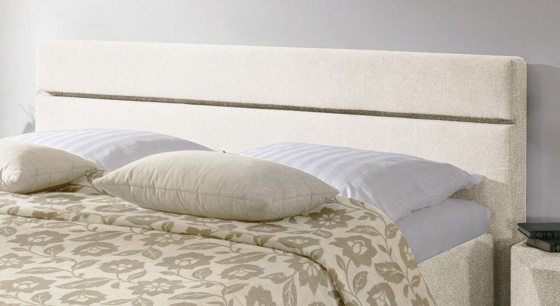 Polsterbett Severo Microvelours mit Bettkasten