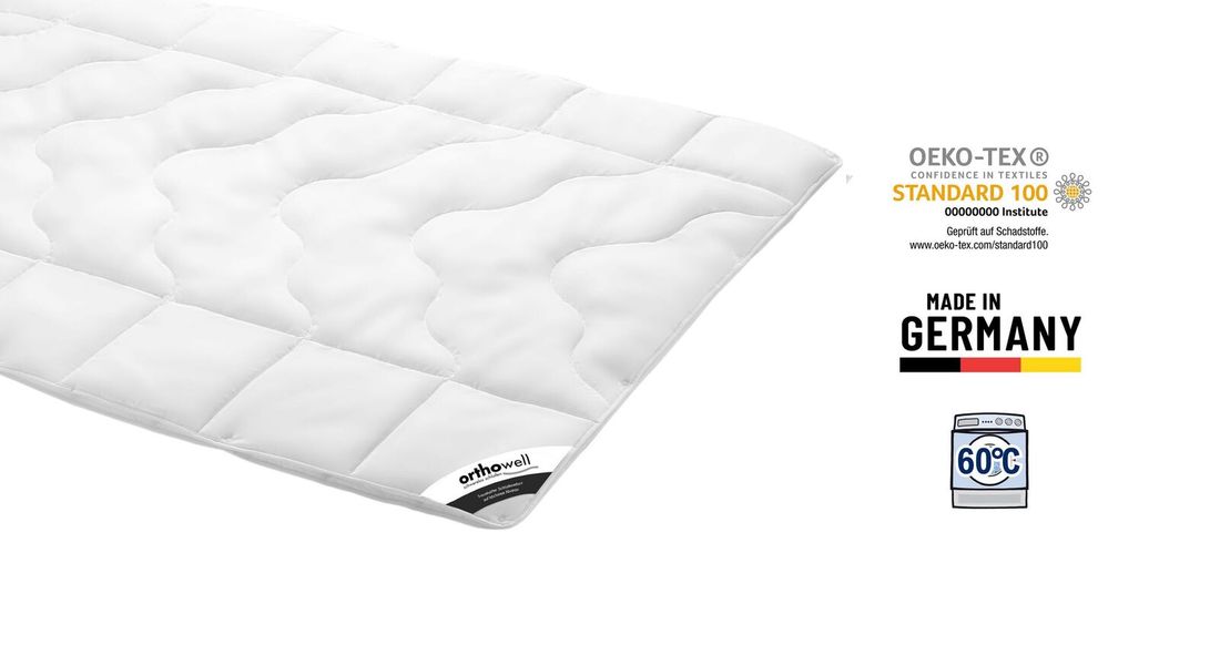 Faser-Kombi-Bettdecke orthowell Standard extra warm