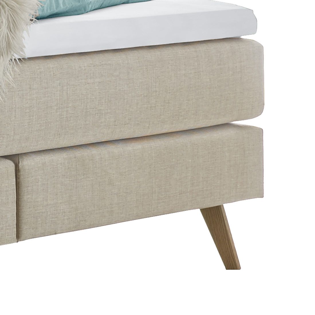 Boxspringbett Esra Webstoff