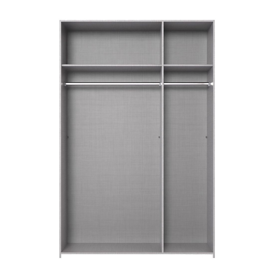 Drehtüren-Kleiderschrank Eliro Graphit Dekor
