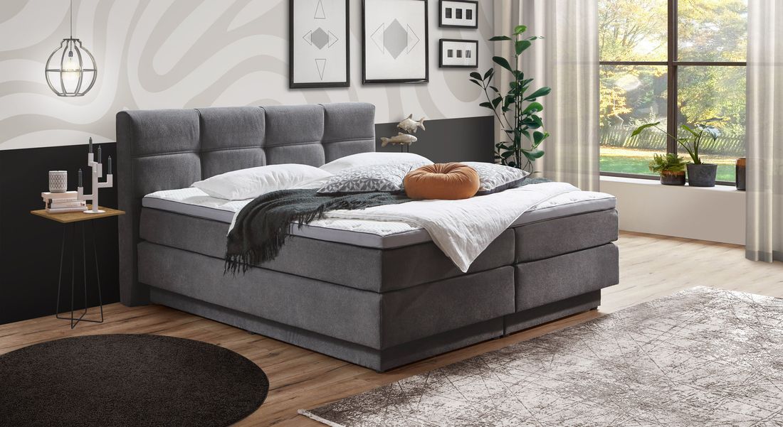 Bettkasten-Boxspringbett Bardin
