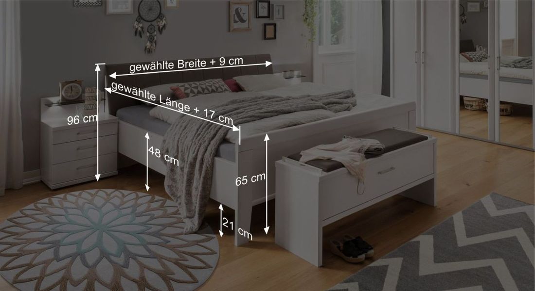 Doppelbett Casperia Komfort