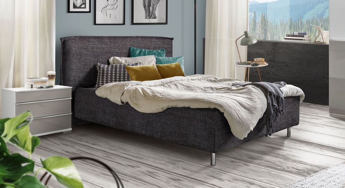 Polsterbett Bustan Komfort Velours