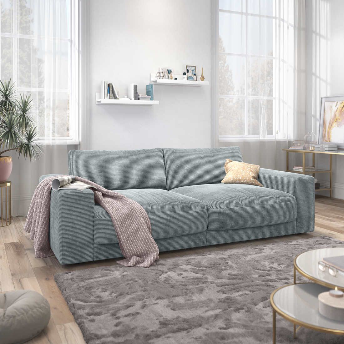 HOMELIV. Big Sofa Bahia 250x127x85cm