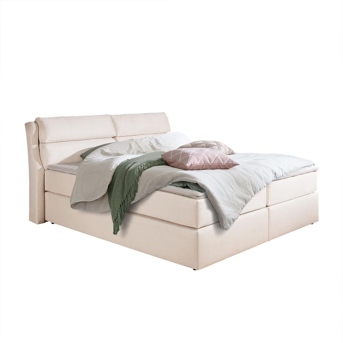 Boxspringbett Cremona Microvelours