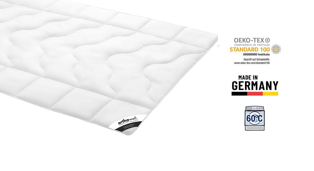 Faser-Bettdecke orthowell Standard medium