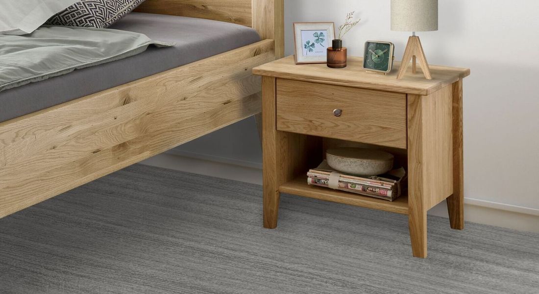 Nachttisch Liran Wildeiche Massivholz H 47cm