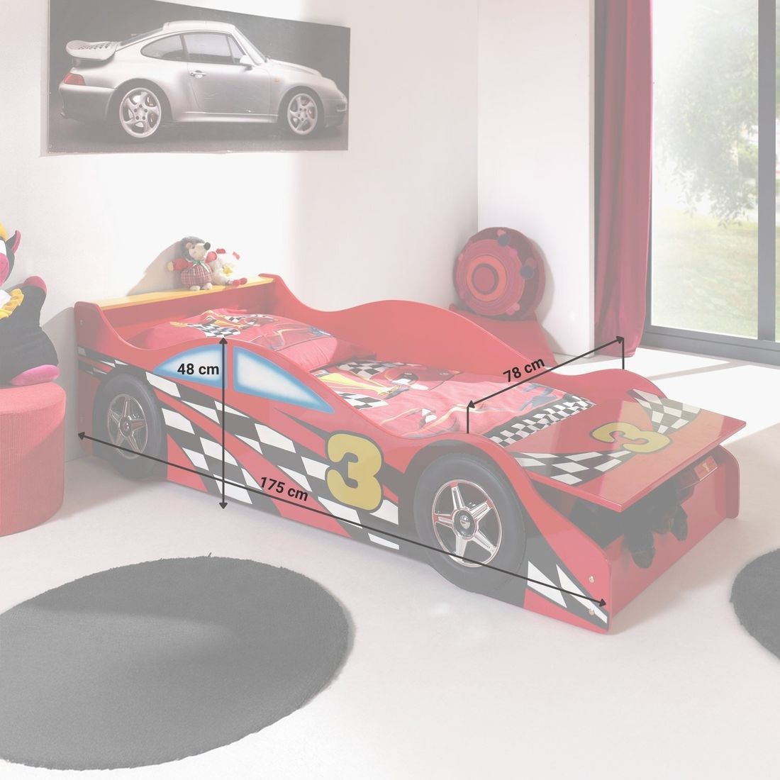 Autobett Highway mit Lattenrost 70x140cm