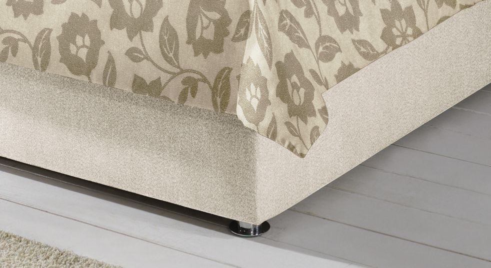 Polsterbett Severo Microvelours mit Bettkasten