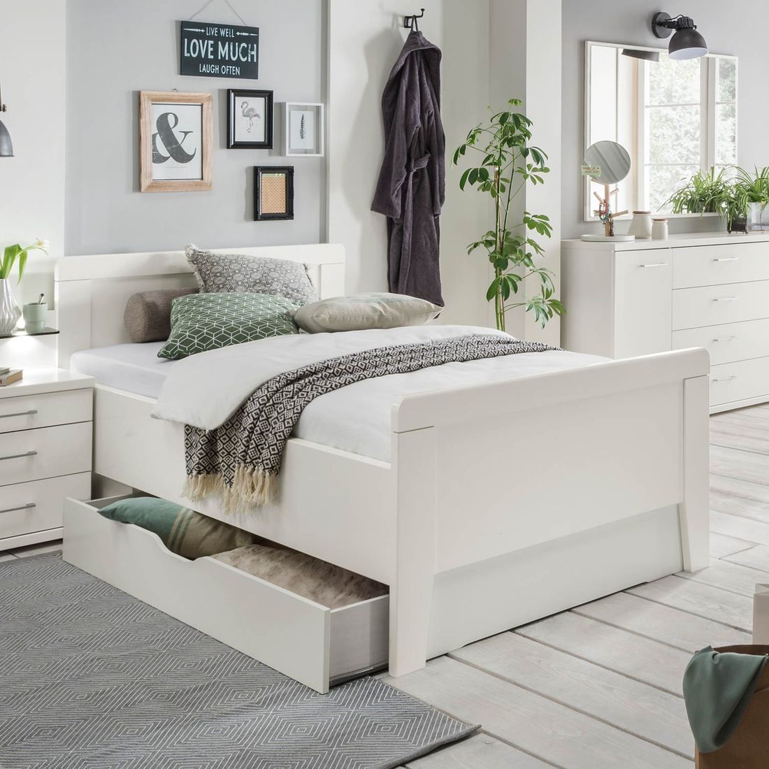 Seniorenbett Calimera Komfort mit Schubkasten