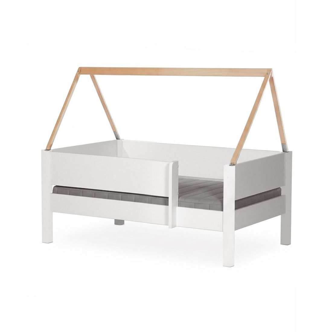 Hausbett Kids Town Buche teilmassiv mit Lattenrost