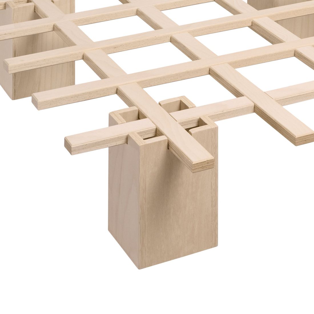 Tojo Bett System Buche Massivholz