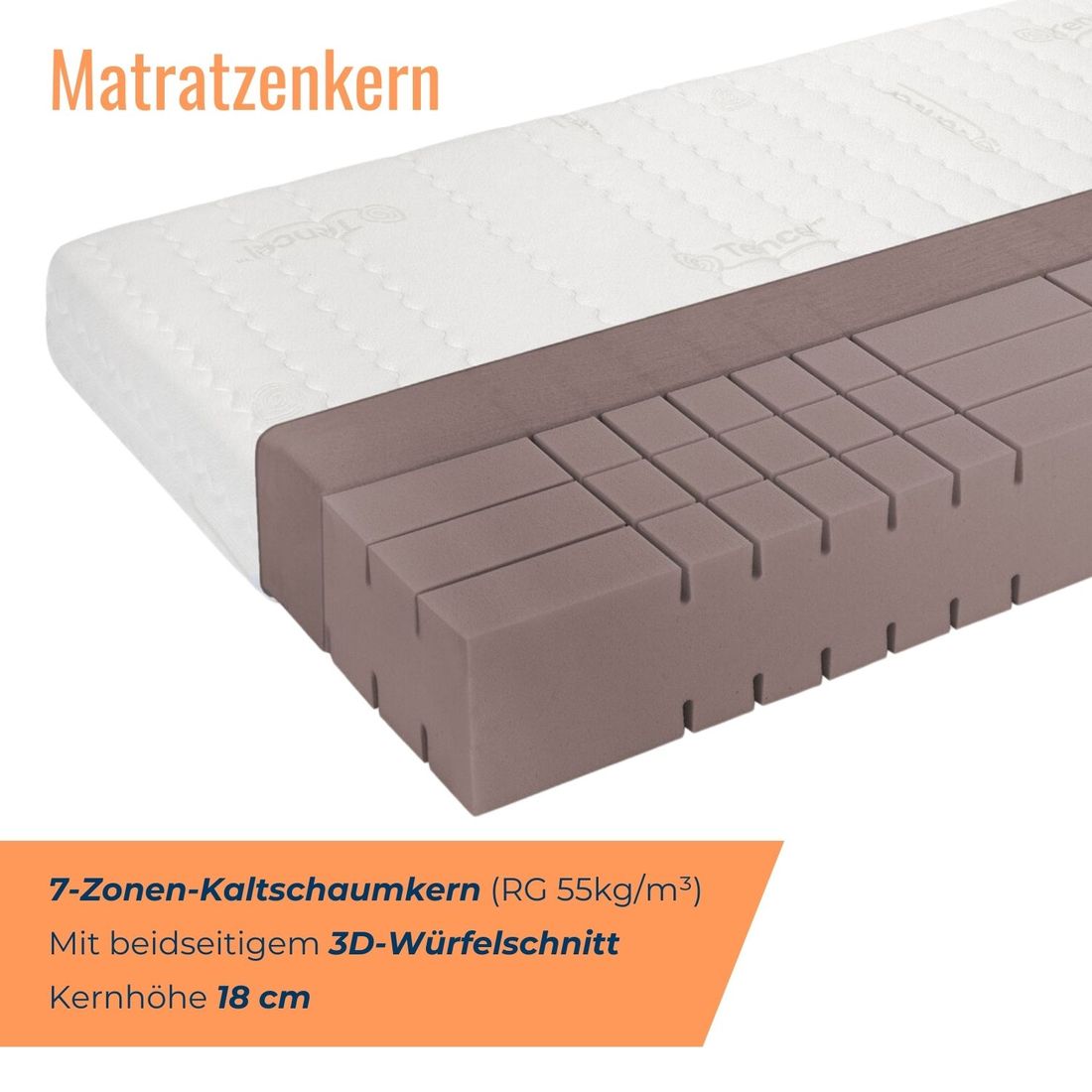 Kaltschaum-Matratze orthowell vital