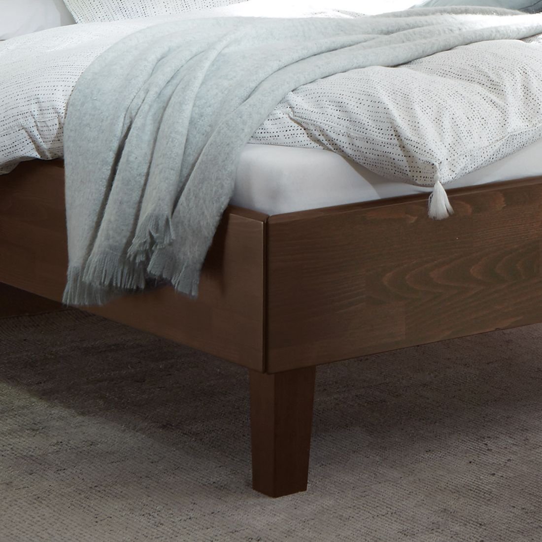 Bett Fucino Komfort Buche Massivholz