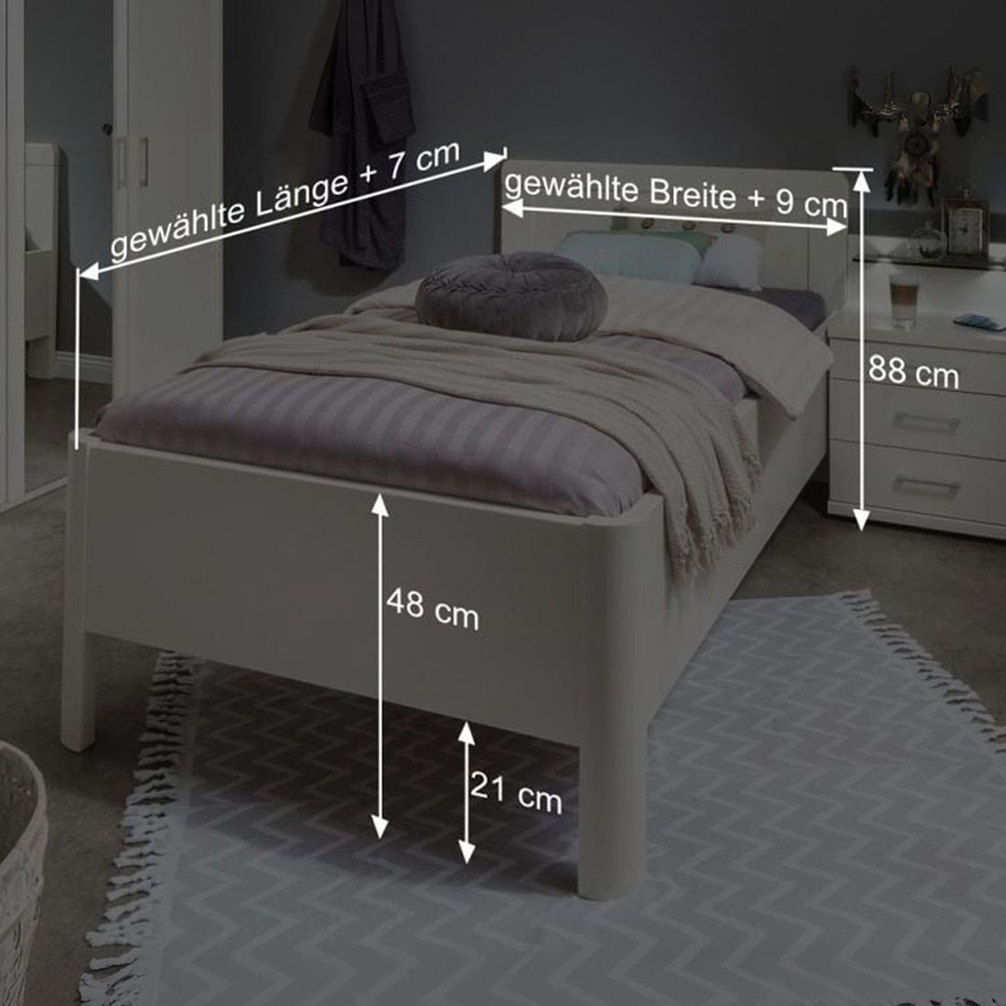 Bett Cavallino Komfort