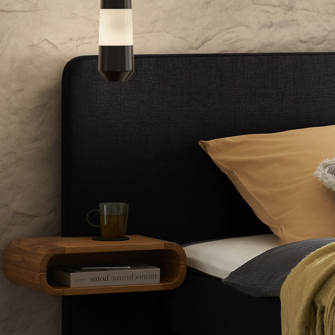 Boxspringbett Marein Webstoff