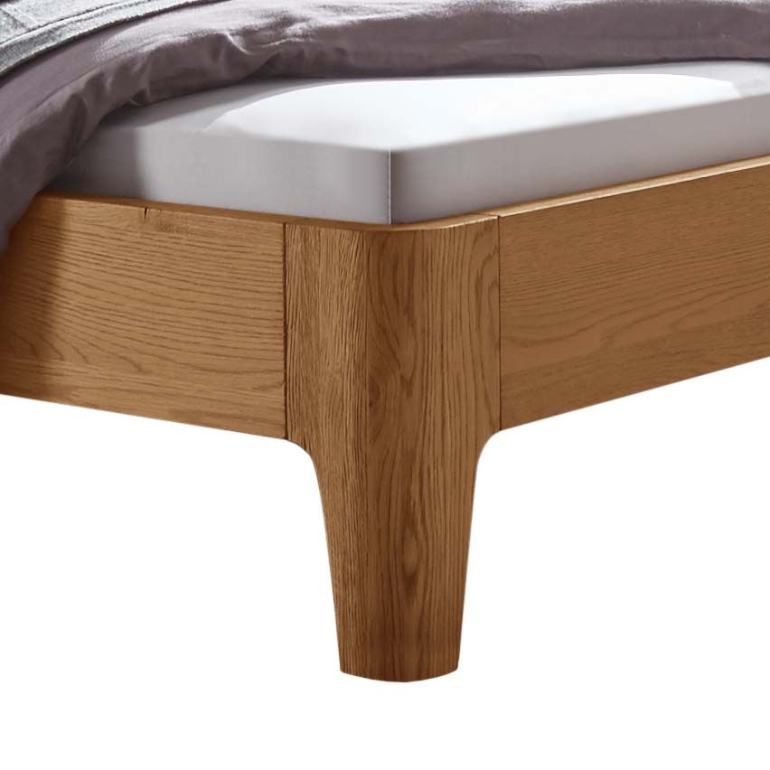 Bett Lugo Komfort Eiche Massivholz