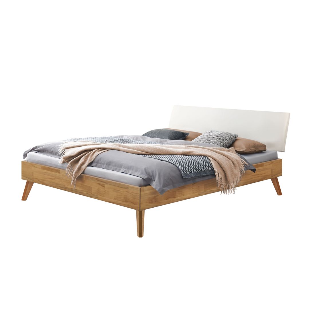 Bett Laxton Kernbuche Massivholz