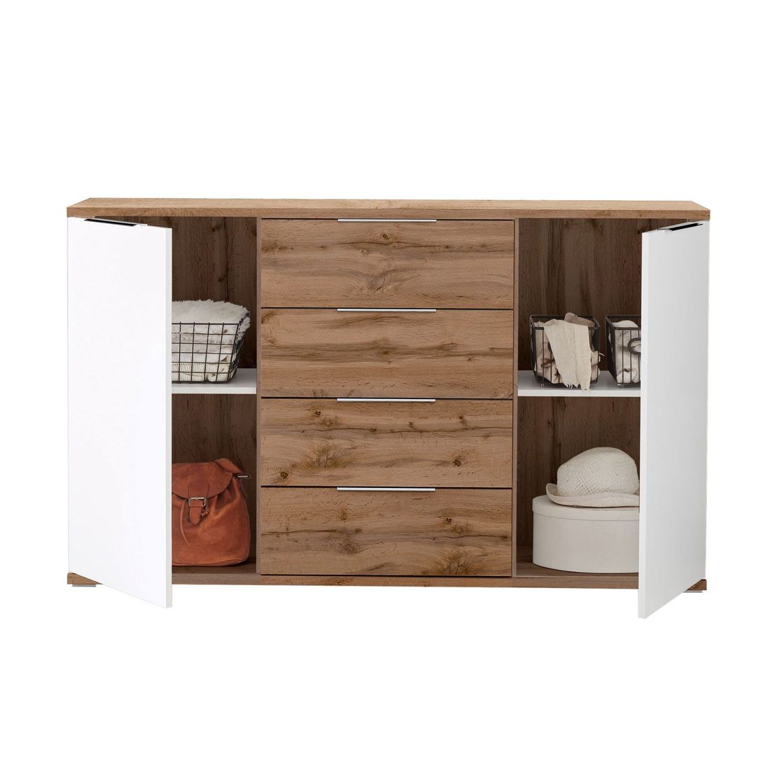 Sideboard Caribea Wildeiche Dekor mit Schubladen