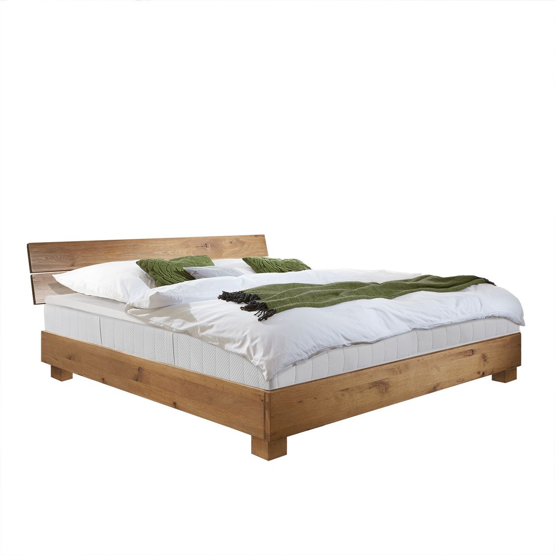 Boxspringbett Mexiana Wildeiche Massivholz
