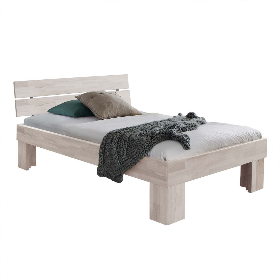 Bett Lucca Komfort Buche Massivholz