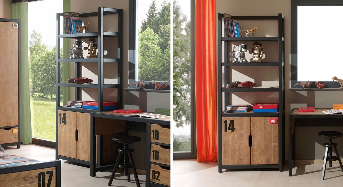 Standregal Beli Kiefer teilmassiv