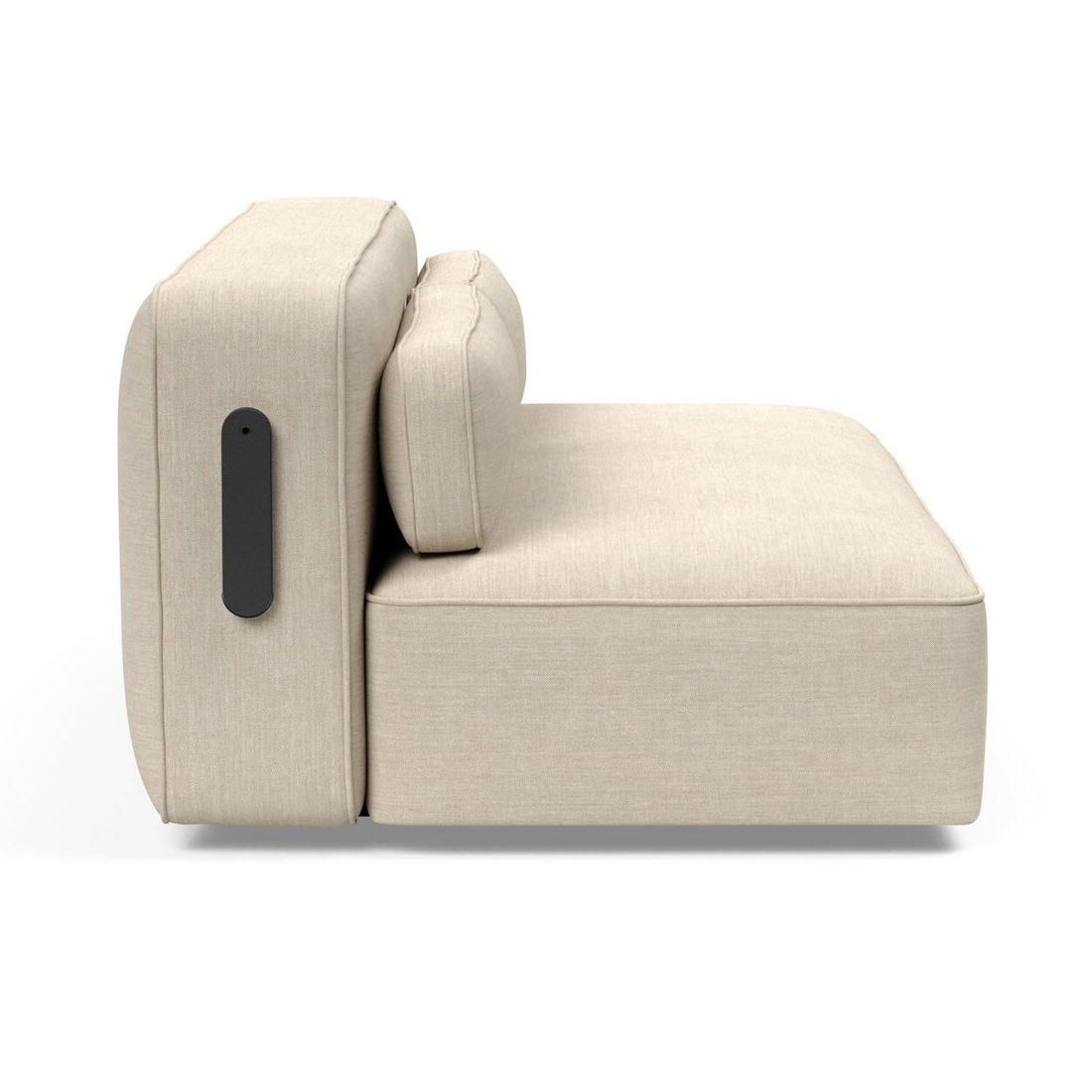 Schlafsofa Etsu Webstoff 207x110x70 cm