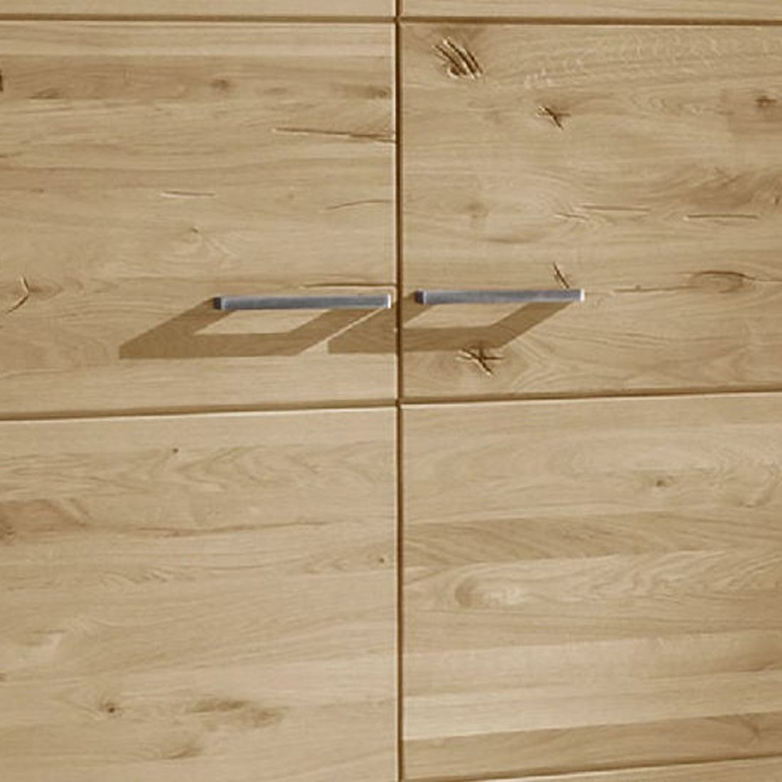 Drehtüren-Kleiderschrank Kärnten Wildeiche Massivholz