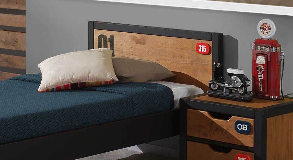 Bett Beli Kiefer teilmassiv