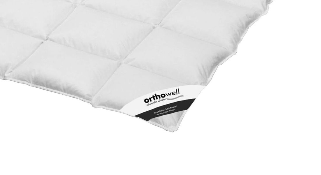 Daunen-Bettdecke orthowell Superior medium