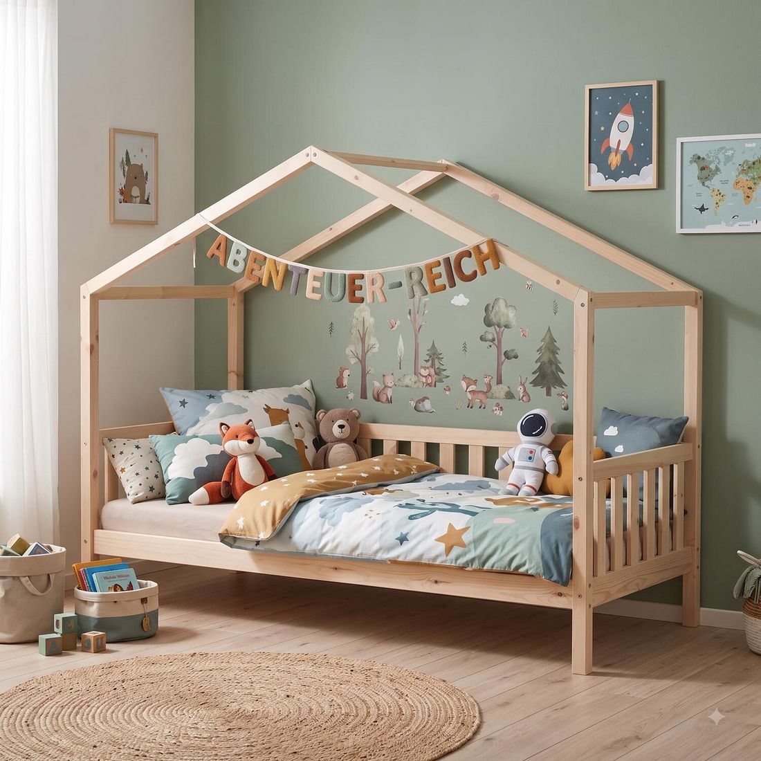 Hausbett Casita Kiefer Massivholz