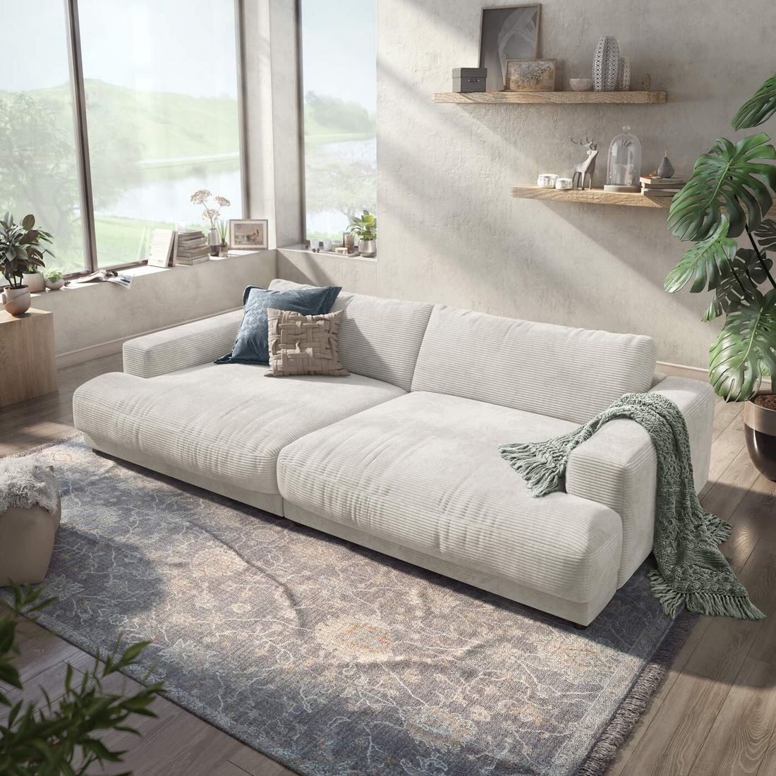 HOMELIV. Big Sofa Bahia 290x170x85cm