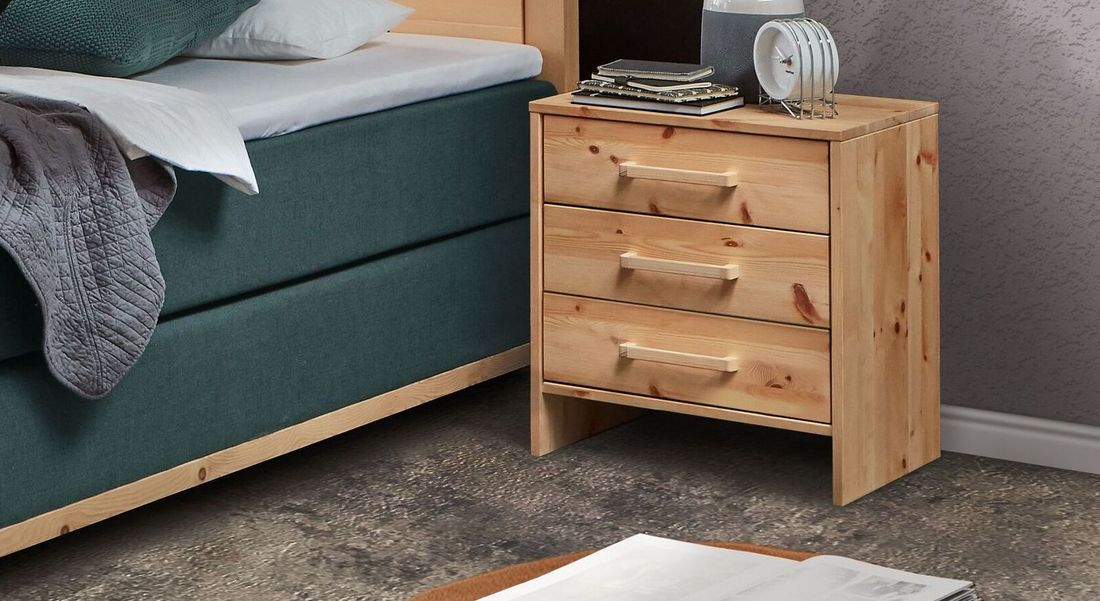 Nachttisch Sinestra Zirbe Massivholz H 60cm