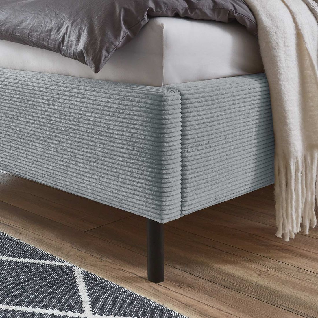 HOMELIV. Polsterbett Calypso Komfort Cord