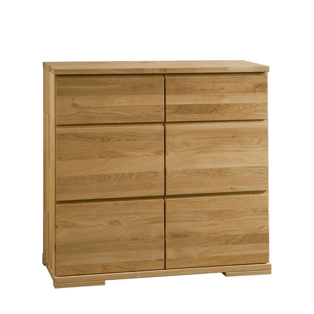 Kommode Andalucia Variante 1 Kernbuche/Wildeiche Massivholz mit Schubladen