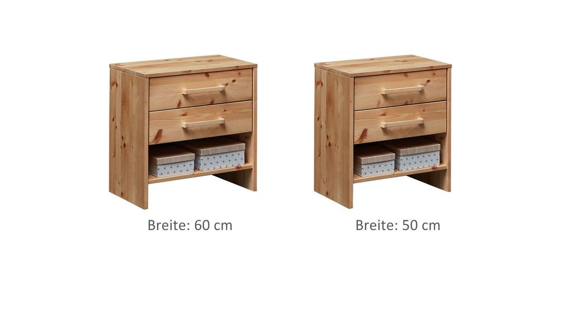 Nachttisch Sinestra Zirbe Massivholz H 60cm