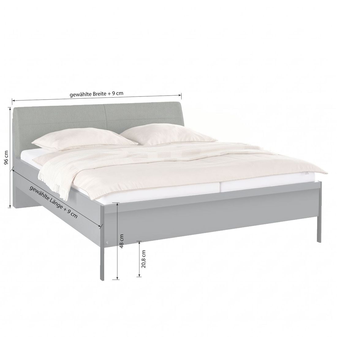 Musterring Bett San Antonio Komfort Lava