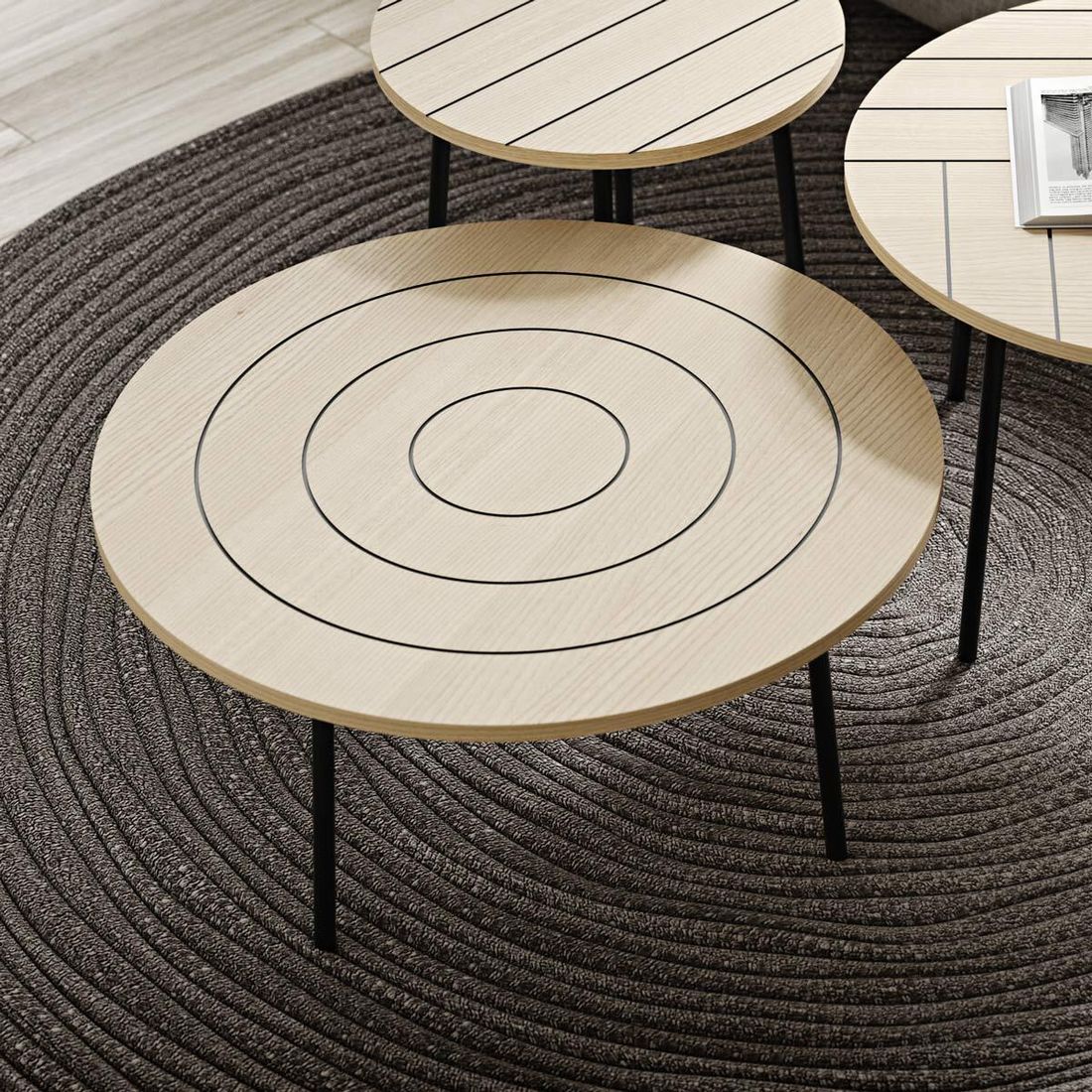 TEMAHOME Ply Beistelltisch Ø80cm