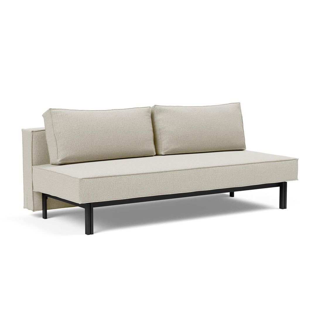 Schlafsofa Ellwood Webstoff mit Stauraum