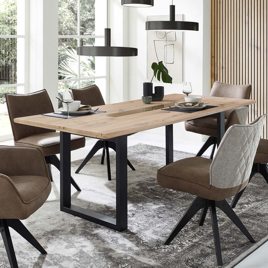 Wohnconcept Fresno Esstisch 180x100cm Kufe