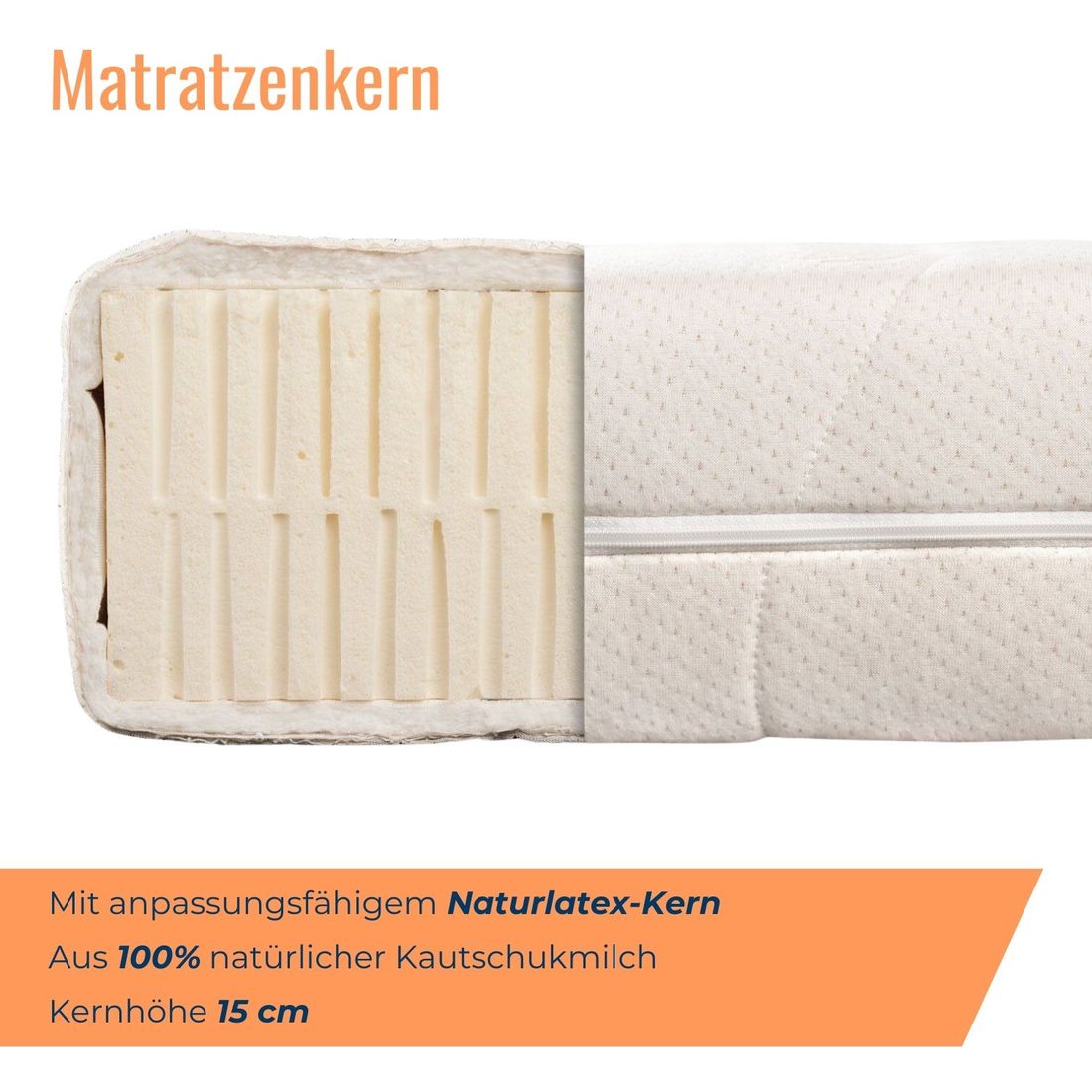 Naturlatex-Matratze orthowell bio