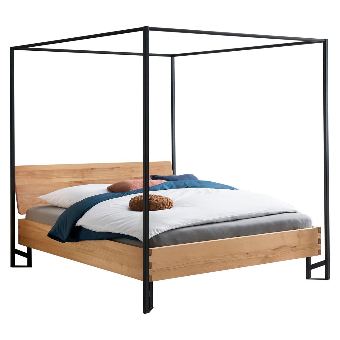 Himmelbett Enja Wildbuche Massivholz