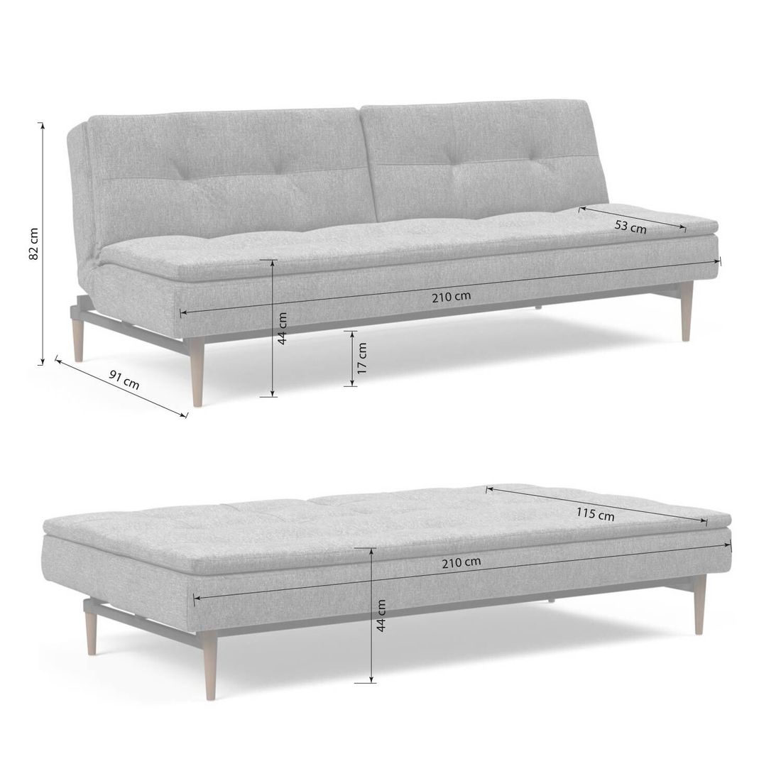 Schlafsofa Carol Webstoff