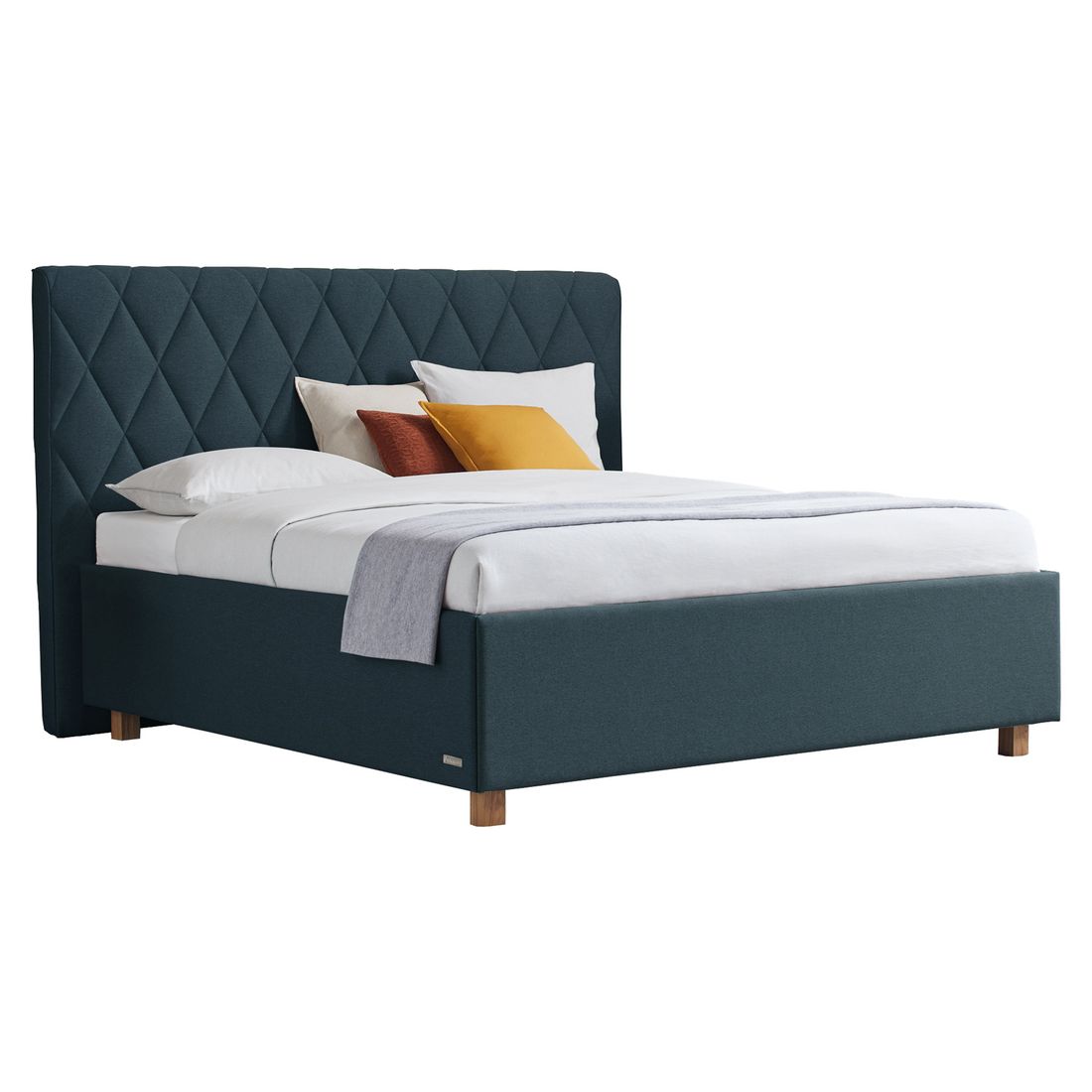 SCHLARAFFIA Polsterbett Marylin Komfort Microvelours/Webstoff mit Bettkasten und Lattenrost