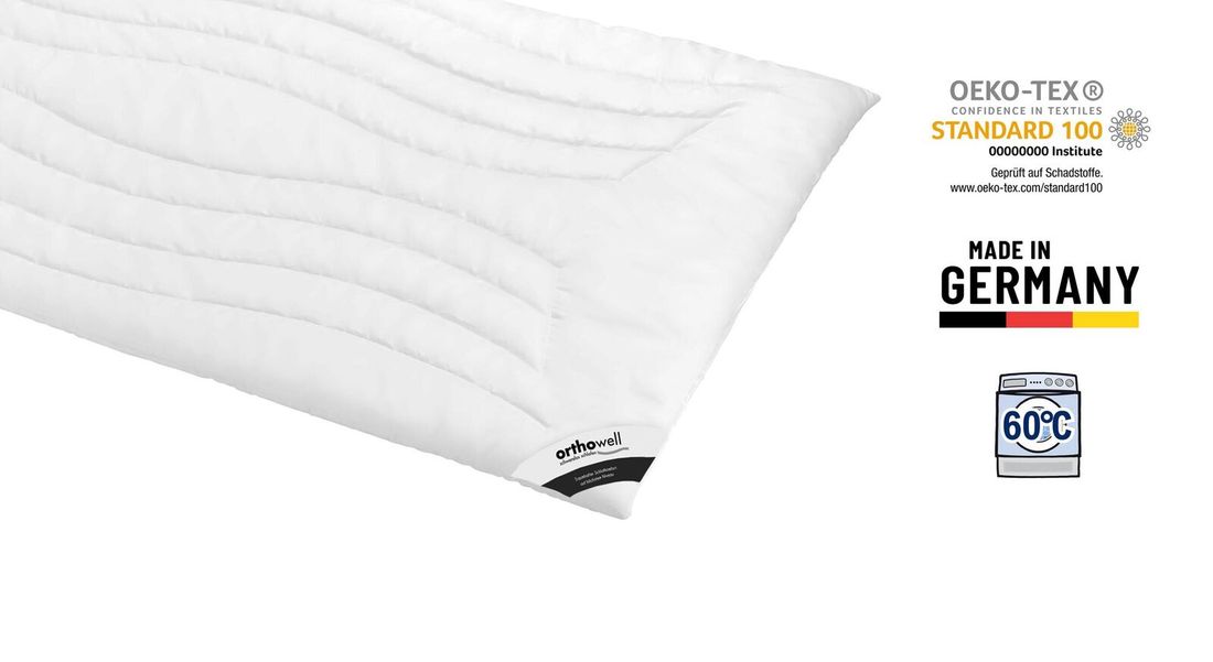 Markenfaser-Bettdecke orthowell Superior extra leicht