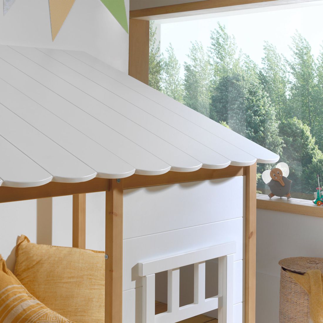 Hausbett Landhaus Kiefer Massivholz